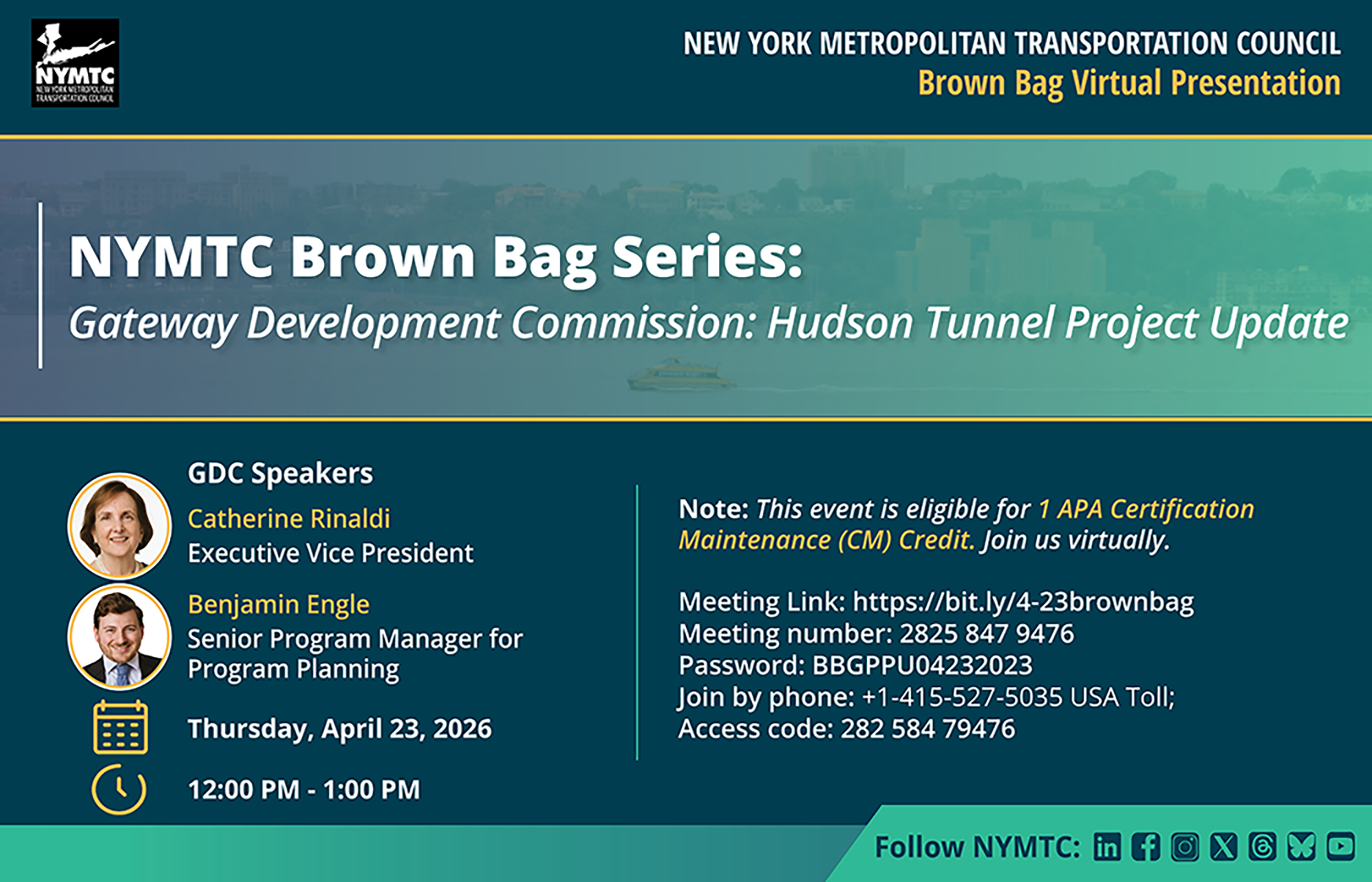 Gateway Development Commission Hudson Tunnel Project Construction Update